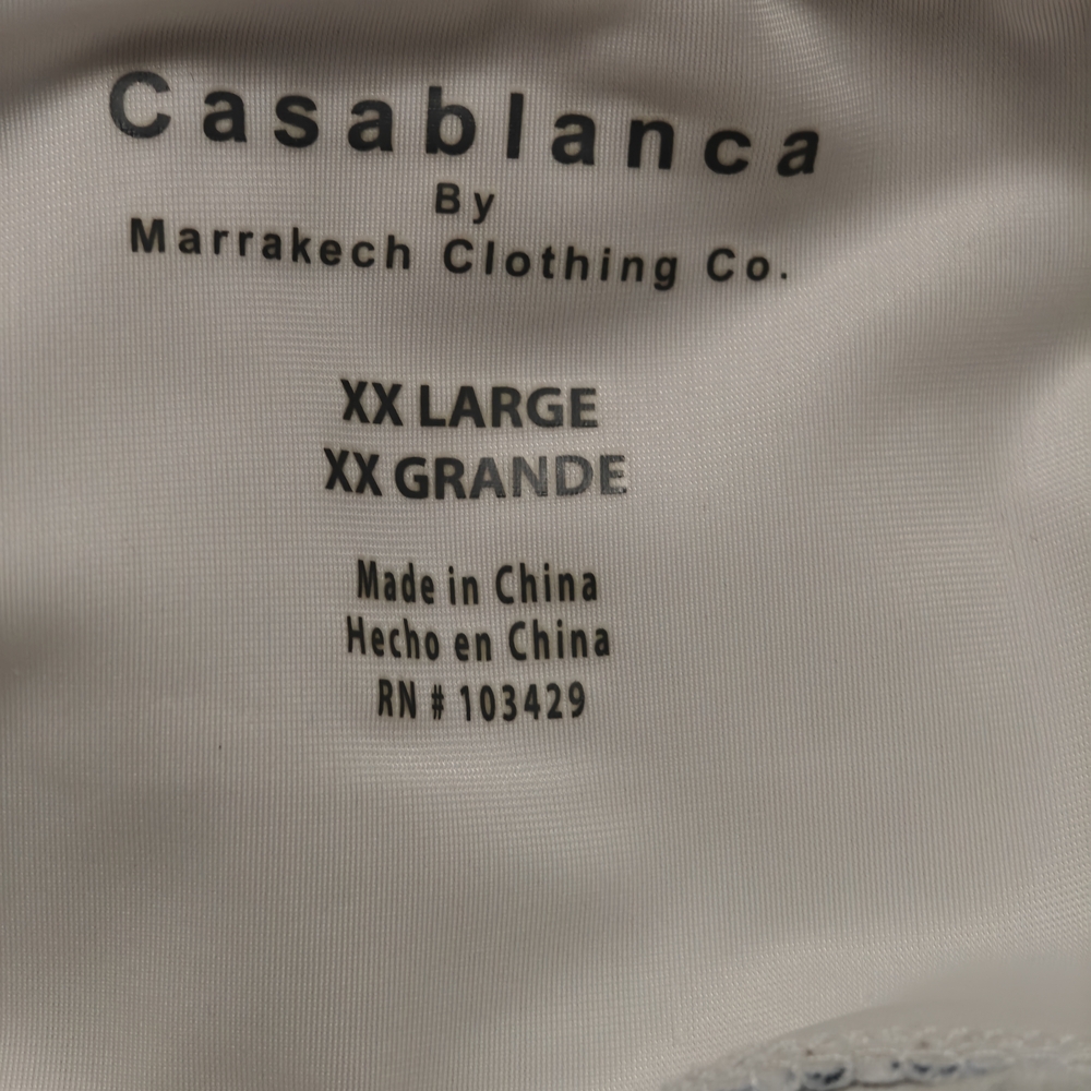 Women's Blue Patterned Capris - Picture 4 of 4